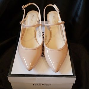 Nine West size 8.5 kitten heels